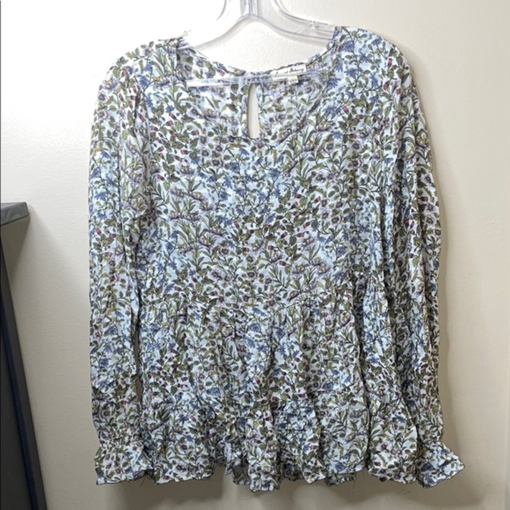 Floral Long Sleeve Women's Top